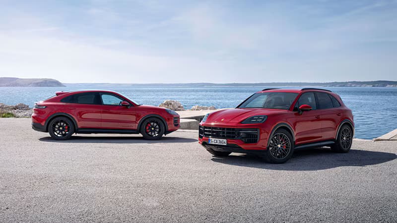 Two Porsche Cayenne